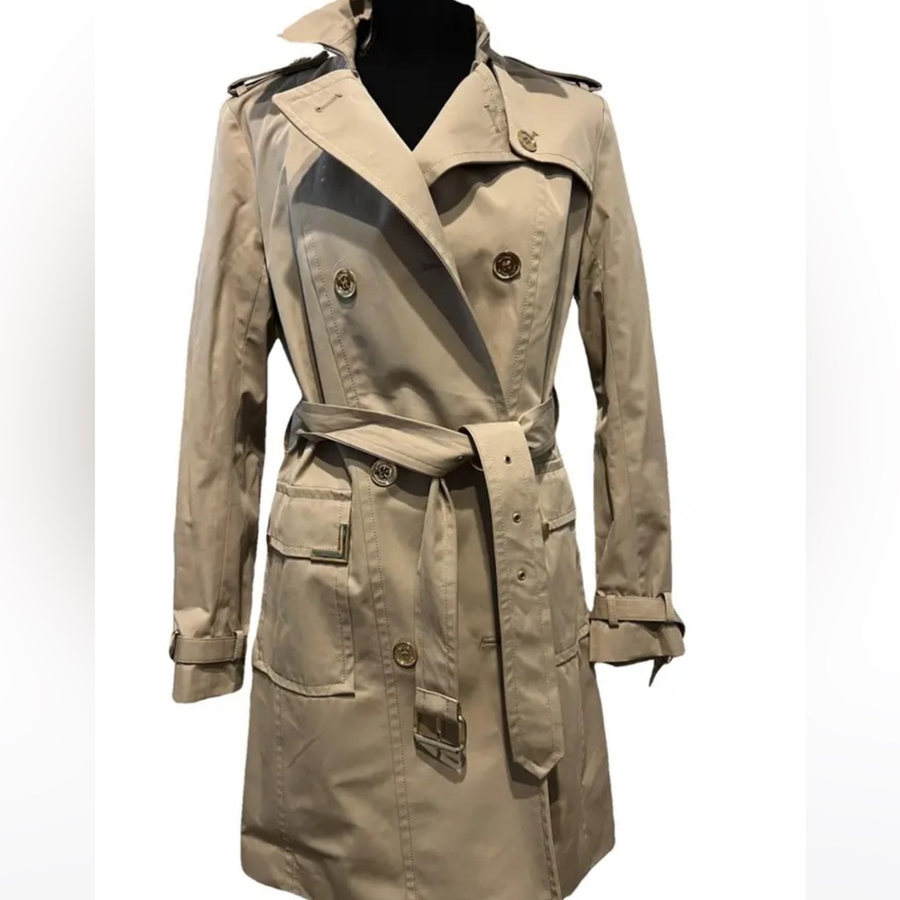 Michael Kors khaki trench coat